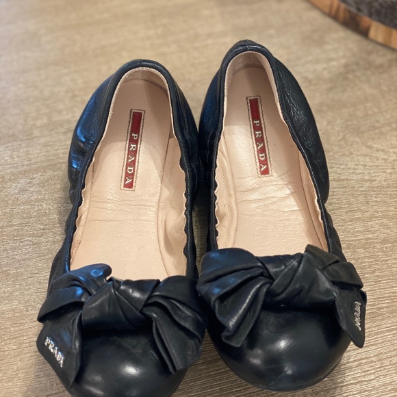 Prada black ballet flats (worn less than 5 times) - Picture 4 of 4